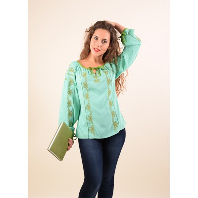 Embroidered blouse "Xenia" 14